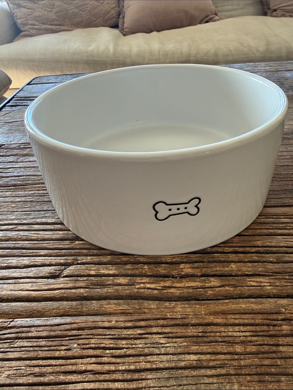 Dog Bowl by Every yay Dining In with Bone Accent Large Size